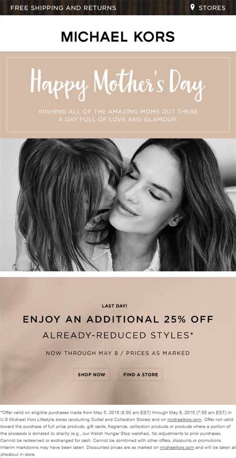 michael kors coupon 2019